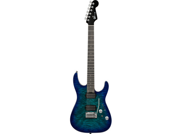 Charvel Pro-Mod Plus DK24 HH 2PT QM Ebony Fingerboard Chlorine Burst Charvel Pro-Mod Plus DK24 HH 2PT QM Ebony Fingerboard Chlorine Burst